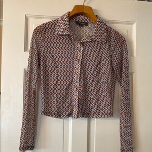 Primark ladies button down polyester blouse